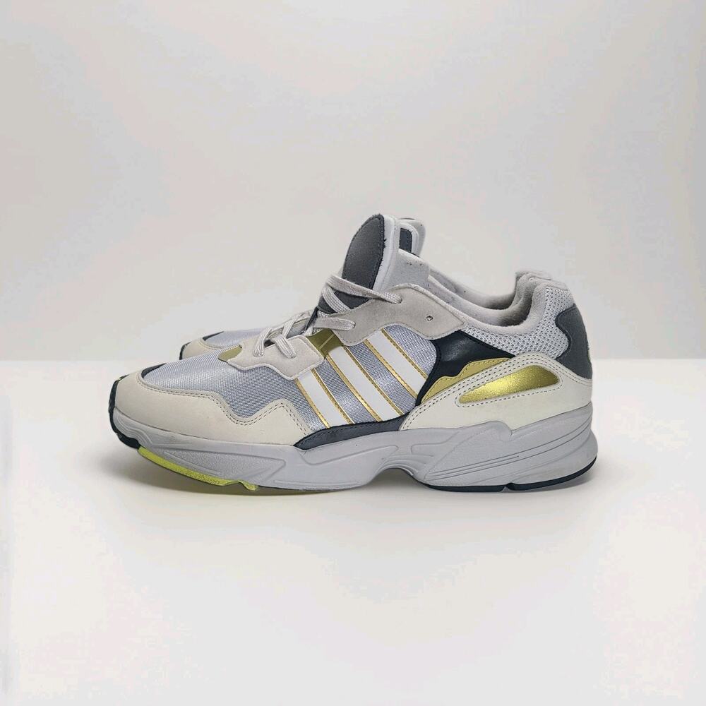 Adidas Yung-96 DB3565 Silver Metallic Grey Gold Chunky Dad Sneakers